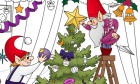Новая большая раскраска от O'Kroshka - Рождественская ёлка